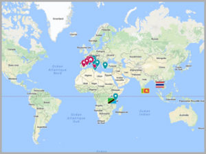 Carte du monde