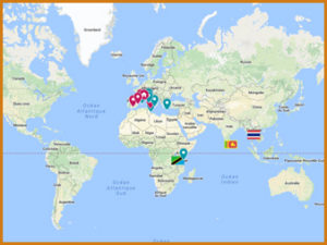 Carte du monde