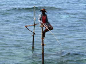 Pêcheurs sur échasses - Galle